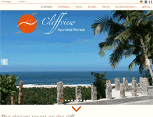 Tablet Screenshot of cliffview-ayurveda.com